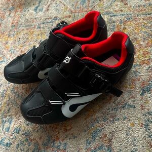 Peloton Cycling Shoes ‎ Black Red Unisex Size 40- Men's 7 Women's 9